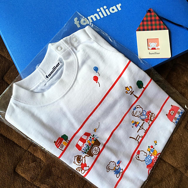 familiar(ファミリア)のfamiliar Tシャツ 80 女児 キッズ/ベビー/マタニティのベビー服(~85cm)(Ｔシャツ)の商品写真