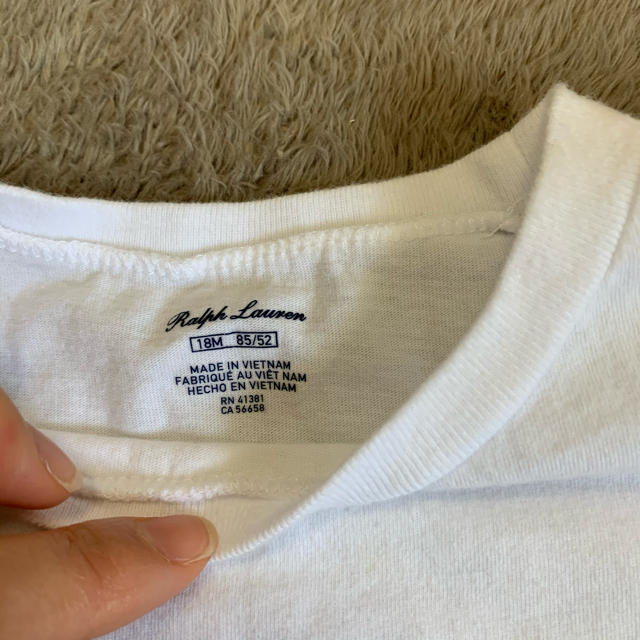 Ralph Lauren(ラルフローレン)のPOLO Ralph Lauren 半袖　18M 80 85 キッズ/ベビー/マタニティのベビー服(~85cm)(Ｔシャツ)の商品写真