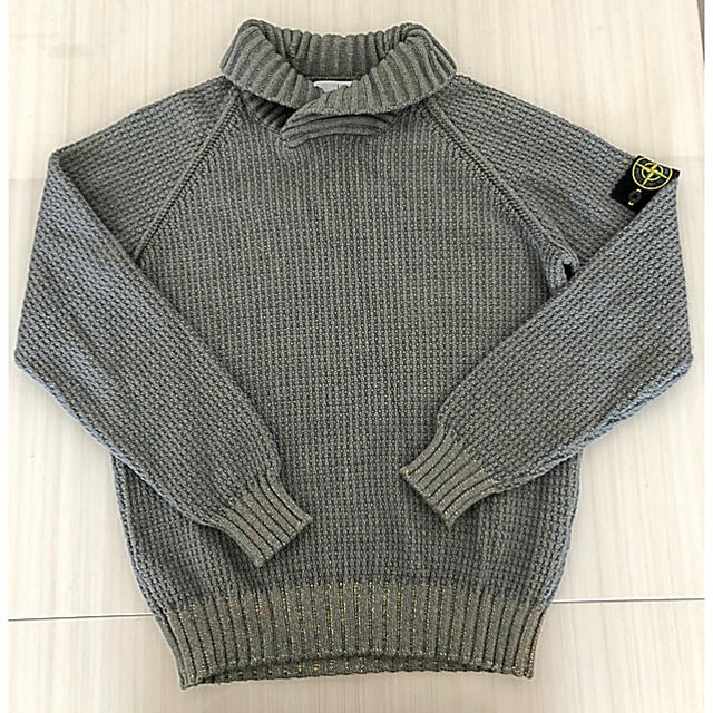 トップスSTONE ISLAND ニット　グレー　最終値下げ