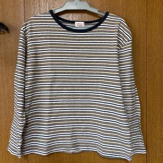 フェリシモ(FELISSIMO)のフェリシモ ボーダーカットソー 長袖 130cm(Tシャツ/カットソー)