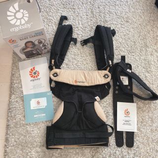 エルゴベビー(Ergobaby)のエルゴ　360 ベビーキャリア　ブラックアンドキャメル(抱っこひも/おんぶひも)