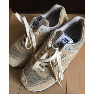 ニューバランス(New Balance)のニューバランス　574  ベージュ 25cm(スニーカー)