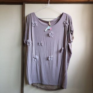 ロイヤルパーティー(ROYAL PARTY)のバックレースTシャツ(Tシャツ(半袖/袖なし))