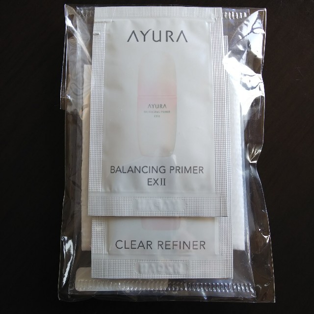 AYURA(アユーラ)の【サンプル】アユーラ 美白美容液・化粧液・角層ケア化粧水・コットン×各２ コスメ/美容のキット/セット(サンプル/トライアルキット)の商品写真