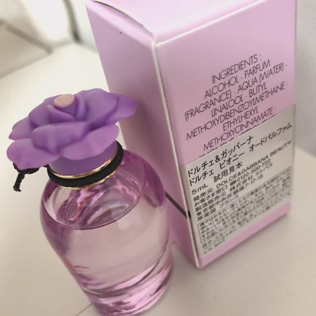 DOLCE&GABBANA(ドルチェアンドガッバーナ)のドルチェピオニーオードパルファム5ml♡ドルガバミニフレグランス ミニボトル コスメ/美容の香水(香水(女性用))の商品写真