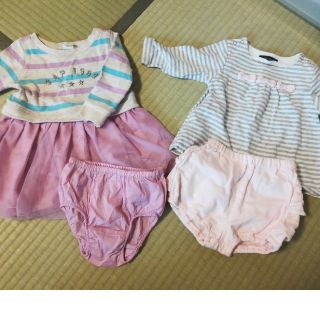 ベビーギャップ(babyGAP)の【専用】80cm 2着セットとロンT5枚セット(ワンピース)