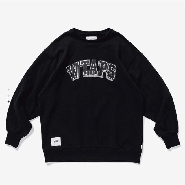 W)taps(ダブルタップス)の20SS DAWN DESIGN CREW NECK ブラック Sサイズ メンズのトップス(スウェット)の商品写真