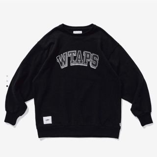 ダブルタップス(W)taps)の20SS DAWN DESIGN CREW NECK ブラック Sサイズ(スウェット)