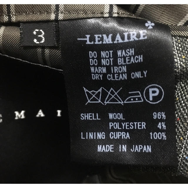 【美品】LEMAIRE テーラードジャケット 3