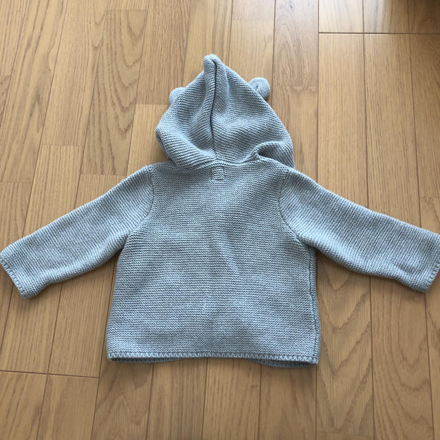 babyGAP(ベビーギャップ)のbaby GAP くま耳　カーディガン　12〜18months キッズ/ベビー/マタニティのベビー服(~85cm)(カーディガン/ボレロ)の商品写真