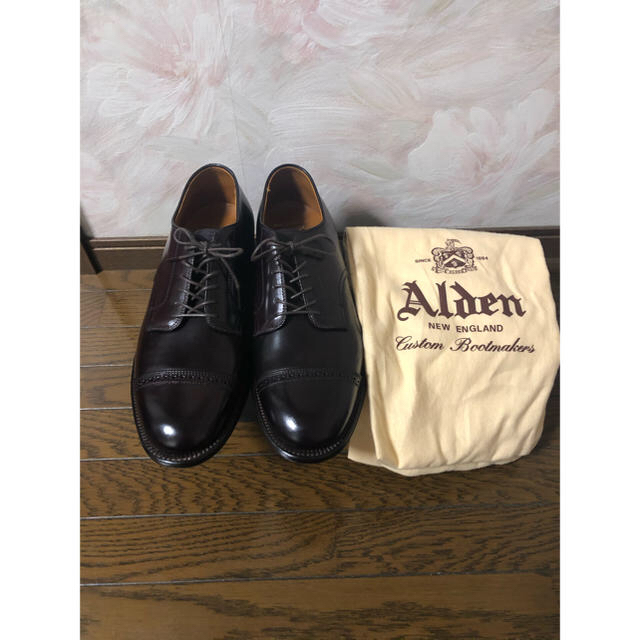 靴/シューズ新品未使用 ALDEN オールデン 43518 レイドン コードバン