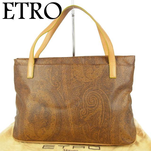 ETRO(エトロ)のエトロ ETRO ペイズリー PVC×レザー ハンド バッグ 保存袋付き レディースのバッグ(ハンドバッグ)の商品写真