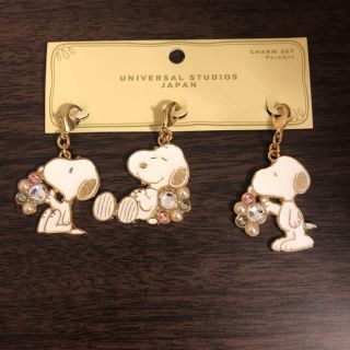 スヌーピー(SNOOPY)の新品未使用品♥️SNOOPYのチャームset USJ(チャーム)