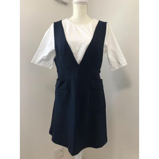 ザラ(ZARA)のZARAザラワンピースL(ひざ丈ワンピース)