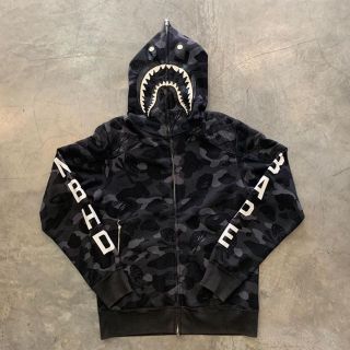 ネイバーフッド×BAPE シャークパーカーM