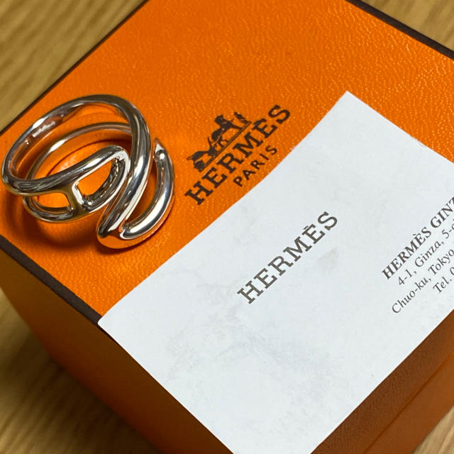 熱い販売 Hermes - エルメス シェーヌダンクル パンク ツイスト リング