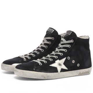 ゴールデングース(GOLDEN GOOSE)のGOLDEN GOOSE ネイビー ハイカット　Francy 41 スニーカー(スニーカー)