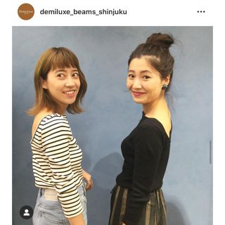 デミルクスビームス(Demi-Luxe BEAMS)のorange様専用◎Demi-Luxe BEAMS♡バックオープントップス(カットソー(長袖/七分))