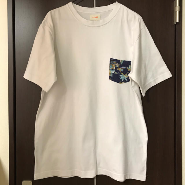 BEAMS(ビームス)のBEAMS(ビームス)アロハ柄胸ポケット付き半袖Ｔシャツ メンズのトップス(Tシャツ/カットソー(半袖/袖なし))の商品写真