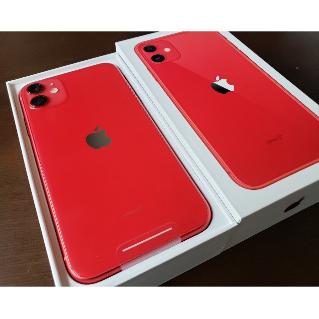 【美品】iPhone11 256GB Red 本体 SIMフリー
