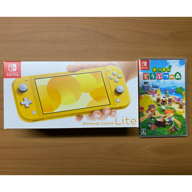 新品 任天堂スイッチ LITE イエロー どうぶつの森ソフトセット switch