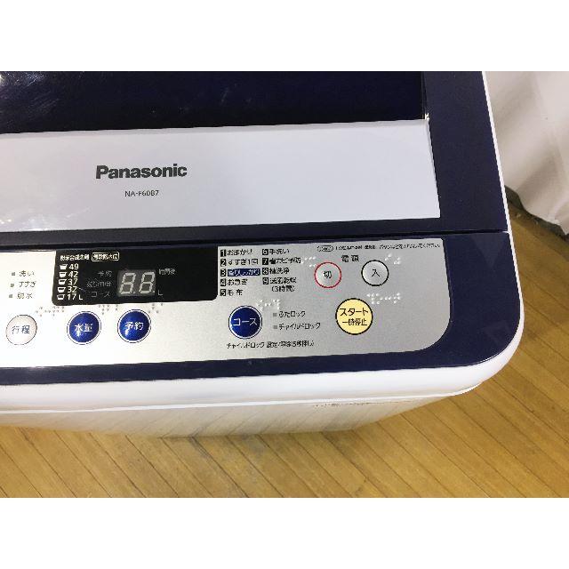 Panasonic - 本日値引き！ ☆中古☆Panasonic 6㎏ 洗濯機 NA-F60B7の ...