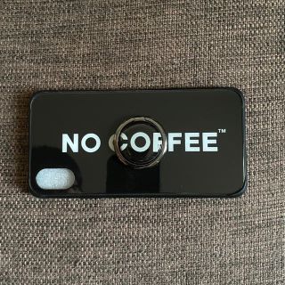 NO COFFEE iPhone X&XS兼用ケース＋スマートリング(iPhoneケース)