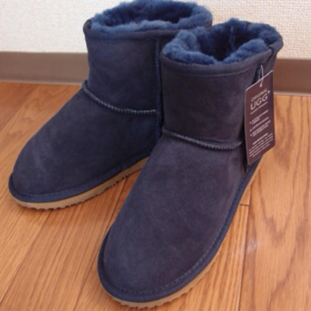 UGG - UGG☆ミニ ネイビー23.5cm