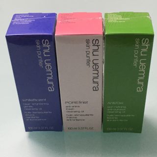 シュウウエムラ(shu uemura)のシュウウエムラ クレンジングオイル 100ml 3本セット 未使用リニューアル前(クレンジング/メイク落とし)