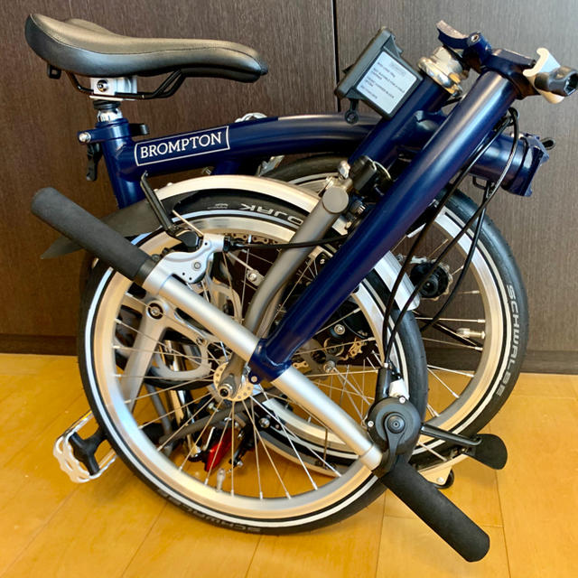 BROMPTON(ブロンプトン)のブロンプトン  スーパーライトモデル　S2L-X テンペストブルー　2018年製 スポーツ/アウトドアの自転車(自転車本体)の商品写真