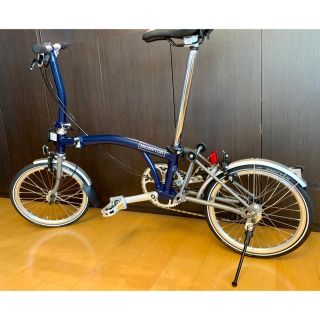 ブロンプトン(BROMPTON)のブロンプトン  スーパーライトモデル　S2L-X テンペストブルー　2018年製(自転車本体)