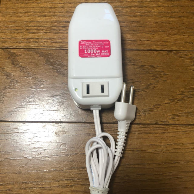 海外旅行用変圧器 Cタイプ SK-30E スマホ/家電/カメラの生活家電(変圧器/アダプター)の商品写真