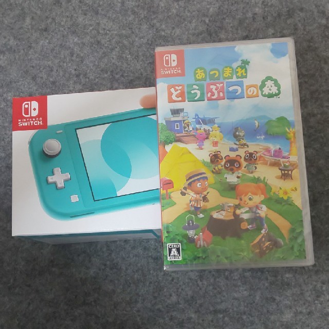 Switch lite ターコイズ+あつまれどうぶつの森セット - 家庭用ゲーム