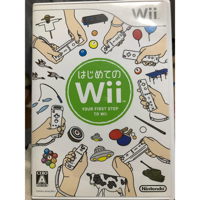 Wii(ウィー)のはじめてのwii ソフト　即日発送⭐︎ エンタメ/ホビーのゲームソフト/ゲーム機本体(家庭用ゲームソフト)の商品写真