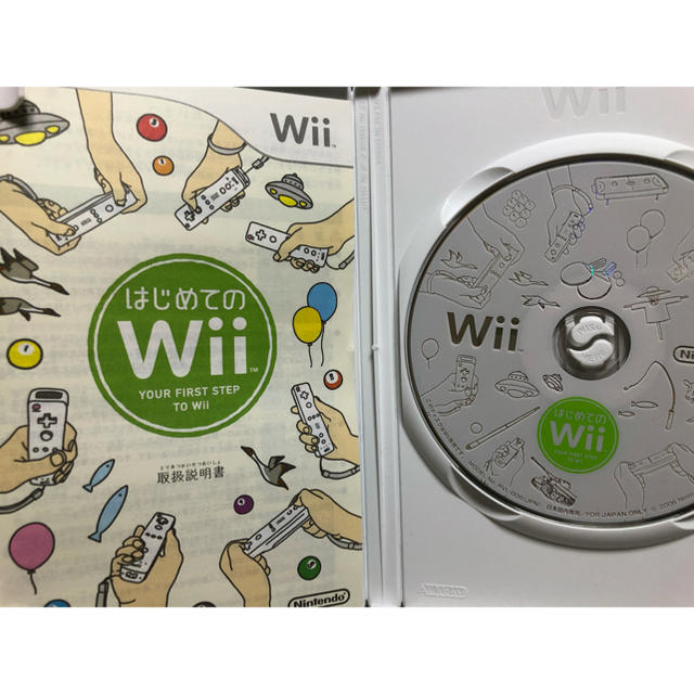 Wii(ウィー)のはじめてのwii ソフト　即日発送⭐︎ エンタメ/ホビーのゲームソフト/ゲーム機本体(家庭用ゲームソフト)の商品写真