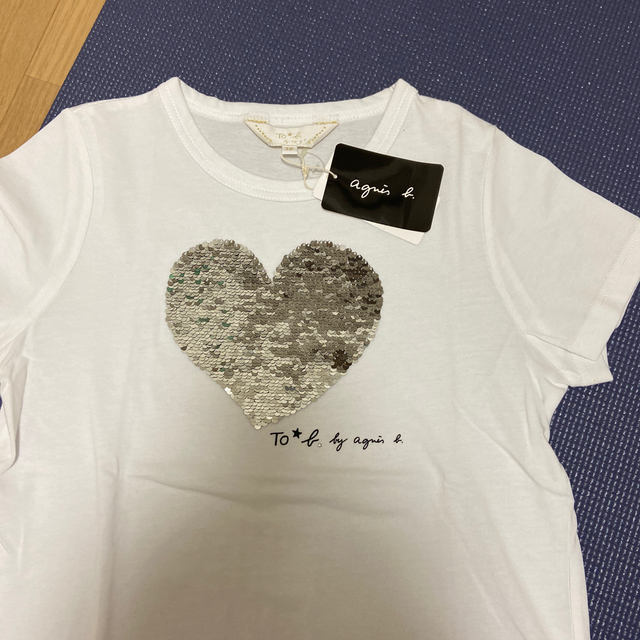 agnes b.(アニエスベー)の最終価格⭐︎アニエスベー　スパンコールTシャツ レディースのトップス(Tシャツ(半袖/袖なし))の商品写真
