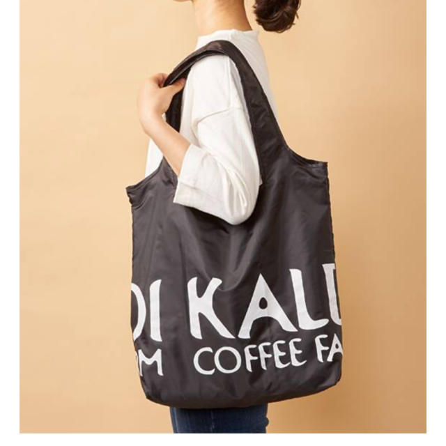 KALDI(カルディ)のカルディ　エコバッグ　黒 レディースのバッグ(エコバッグ)の商品写真