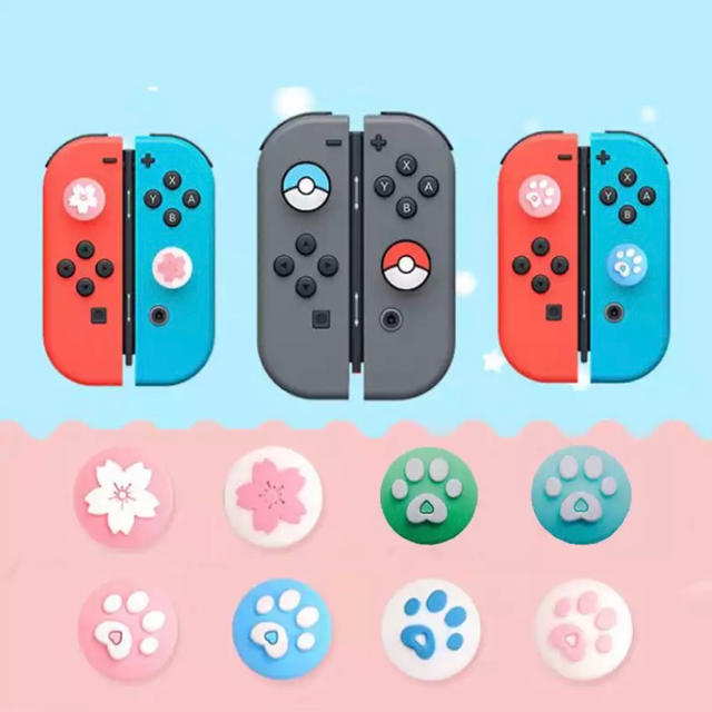 switch / switch lite ジョイコンスティックカバー エンタメ/ホビーのゲームソフト/ゲーム機本体(その他)の商品写真