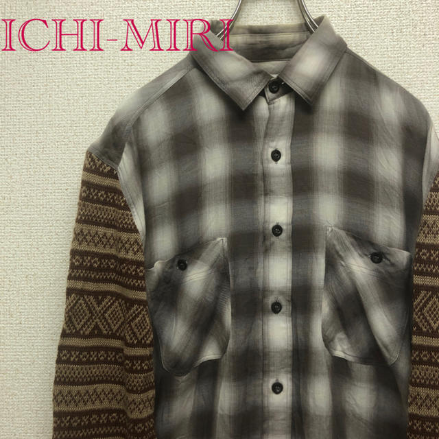 ICHI-MIRI イチミリ チェックシャツセーター メンズのトップス(シャツ)の商品写真