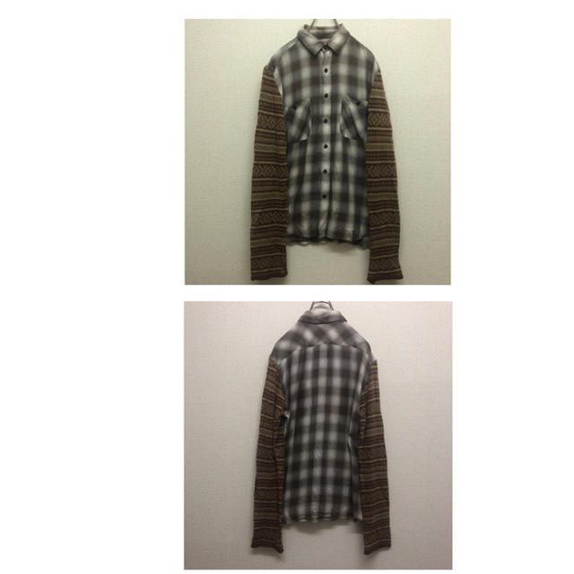 ICHI-MIRI イチミリ チェックシャツセーター メンズのトップス(シャツ)の商品写真