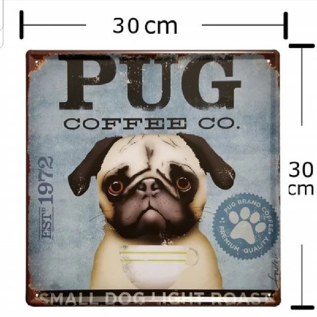 デザイン看板30 パグ コーヒー 1000種れんと カフェ インテリア 犬アートの通販 By れんと Shop ラクマ デザイン看板30 パグ コーヒー 1000種れんと カフェ インテリア 犬アートの通販 By れんと Shop ラクマ