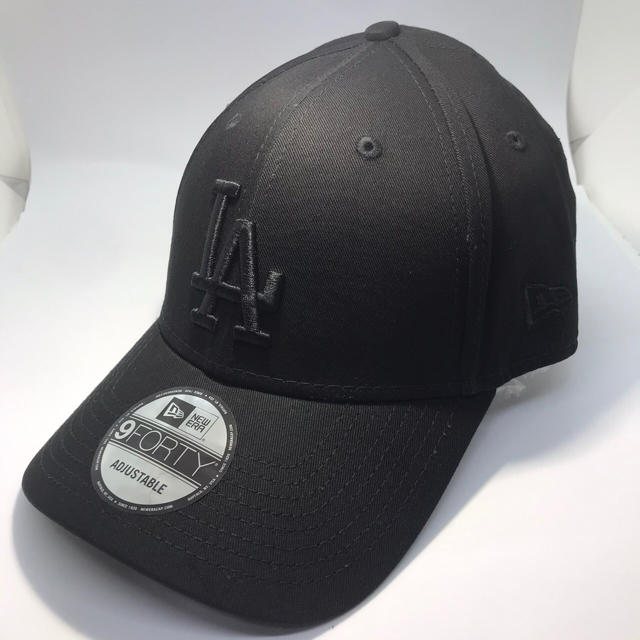 NEW ERA(ニューエラー)のニューエラ キャップ LA ドジャース オールブラック 黒 メンズの帽子(キャップ)の商品写真