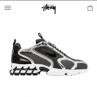 ステューシー(STUSSY)のSTÜSSY / NIKE AIR ZOOM SPIRIDON CAGE 2 (スニーカー)