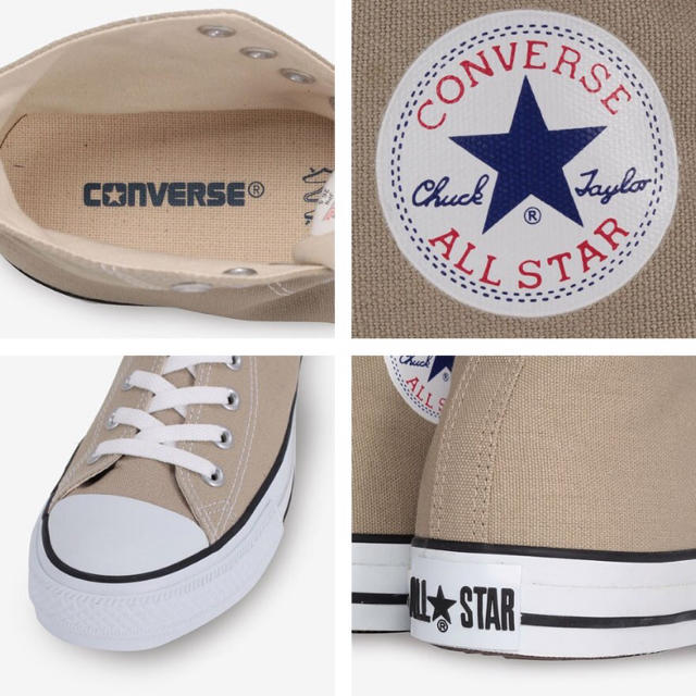 CONVERSE(コンバース)の【新品】コンバース スニーカー ベージュ 25cm レディースの靴/シューズ(スニーカー)の商品写真