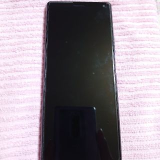 エクスペリア(Xperia)のxperia8 black 64GB au(スマートフォン本体)