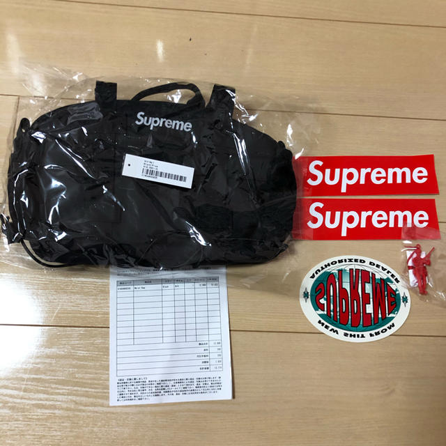 【送料込】Supreme waist bag 2019FW ブラックカラー