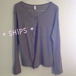 シップス(SHIPS)のSHIPS＊薄手の長袖カーディガン(カーディガン)