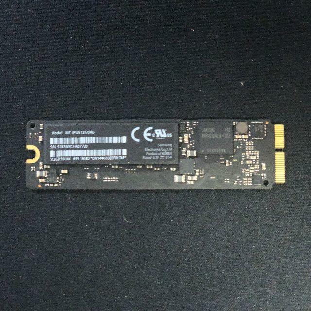 MZ-JPU512T0A6容量【純正・動作確認済】 Apple SSD 512GB SAMSUNG製 【05】