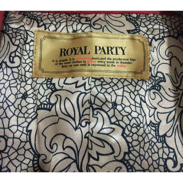 ROYAL PARTY(ロイヤルパーティー)のROYAL PARTY♡コート レディースのジャケット/アウター(チェスターコート)の商品写真