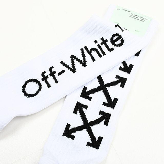 メンズOFF-WHITE オフホワイト ホワイトソックス 靴下　箱無し